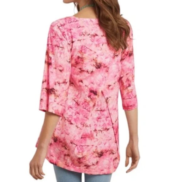 Soft Surroundings Magenta Tunic Top - Picture 2 of 10